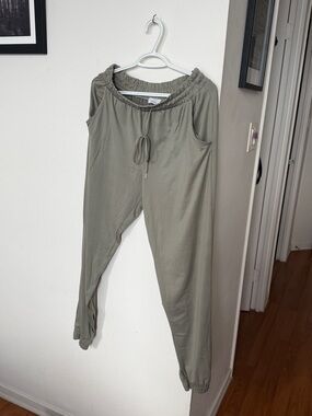 Ardene Olive Green Drawstring Jogger Pants